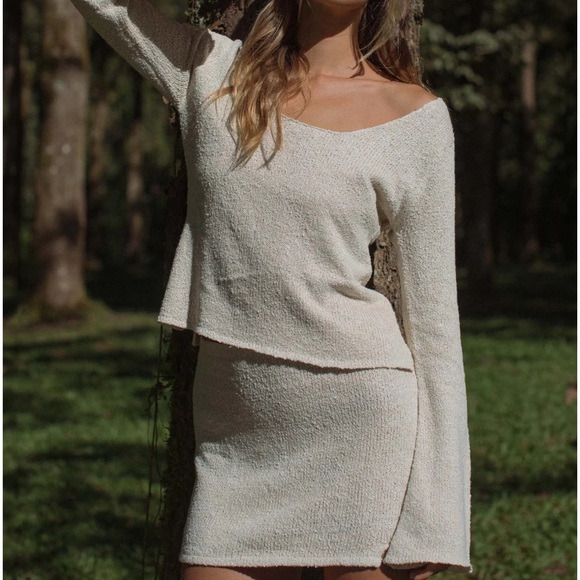Paloma Knit set in Cloud Cream - Picture 3 of 7